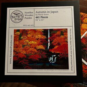 Nautilus Autumn in Japan Wooden Puzzle